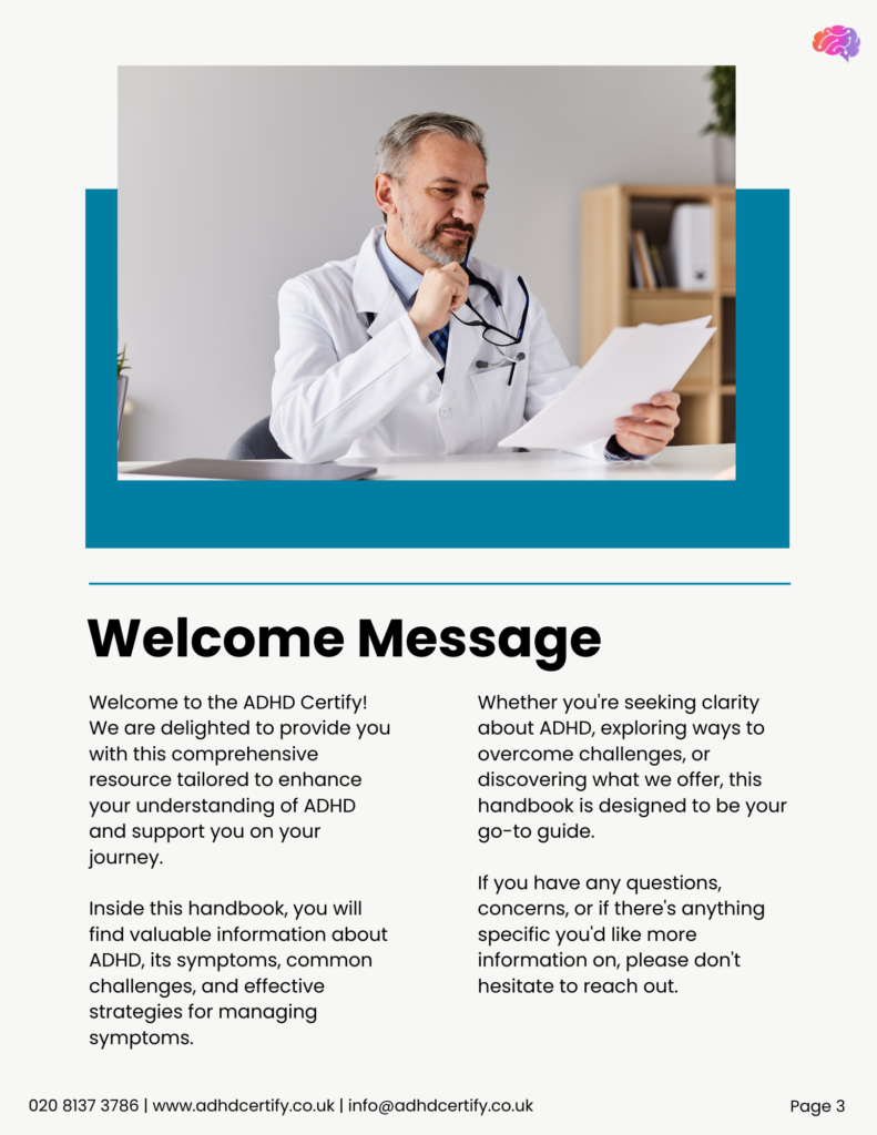 Welcome Message
